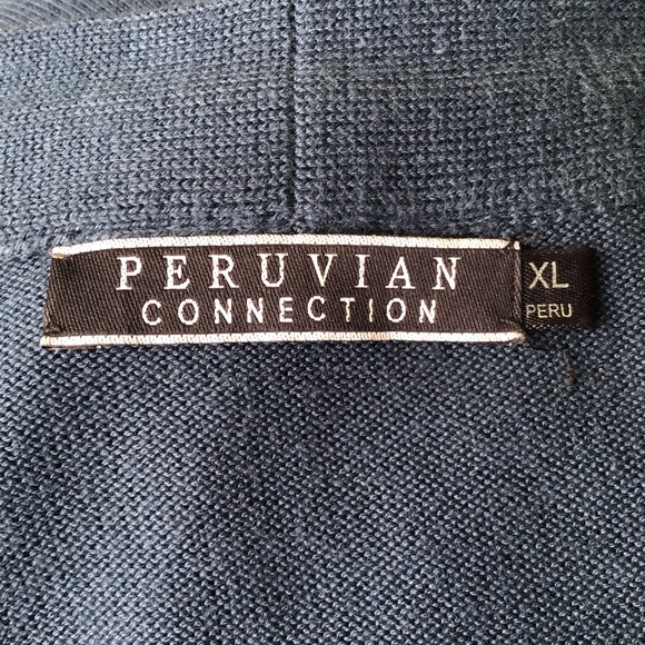 Peruvian Connection Adriatico dress Pima cotton sleeveless teal Size xl - Picture 5 of 6